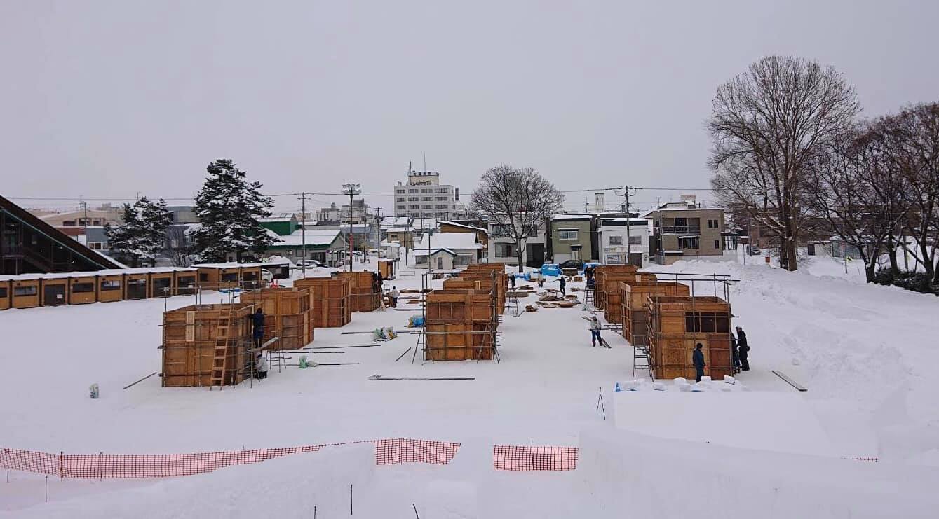 【お知らせ】　雪フェス　国際雪像　枠作成中